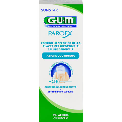 GUM PAROEX 0,06% CHX Mundspülung GUM PAROEX 0,06% CHX Mundspülung