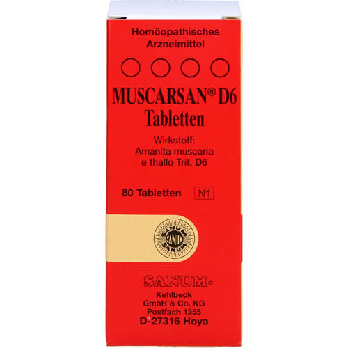 MUSCARSAN D 6 Tabletten MUSCARSAN D 6 Tabletten