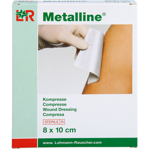 METALLINE Kompressen 8x10 cm steril METALLINE Kompressen 8x10 cm steril