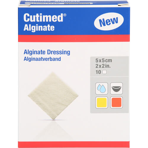 CUTIMED Alginate Alginatkompressen 5x5 cm CUTIMED Alginate Alginatkompressen 5x5 cm
