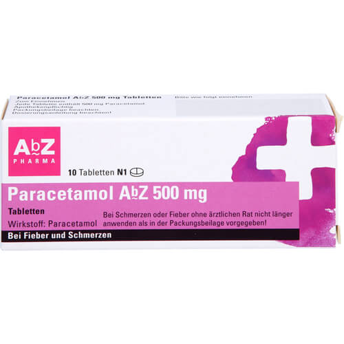 PARACETAMOL AbZ 500 mg Tabletten PARACETAMOL AbZ 500 mg Tabletten