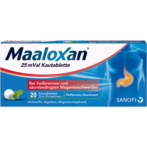 MAALOXAN 25 mVal Kautabletten MAALOXAN 25 mVal Kautabletten