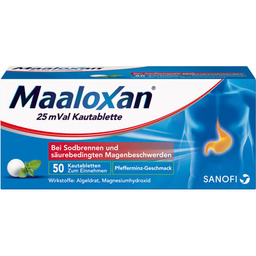 MAALOXAN 25 mVal Kautabletten MAALOXAN 25 mVal Kautabletten
