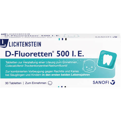 D FLUORETTEN 500 Tabletten D FLUORETTEN 500 Tabletten