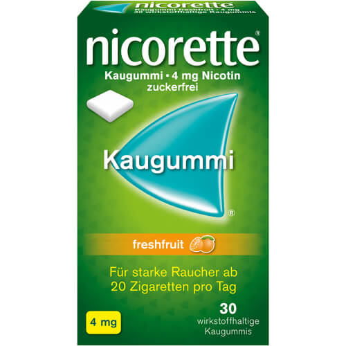 NICORETTE Kaugummi 4 mg freshfruit NICORETTE Kaugummi 4 mg freshfruit