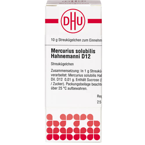 MERCURIUS SOLUBILIS Hahnemanni D 12 Globuli MERCURIUS SOLUBILIS Hahnemanni D 12 Globuli