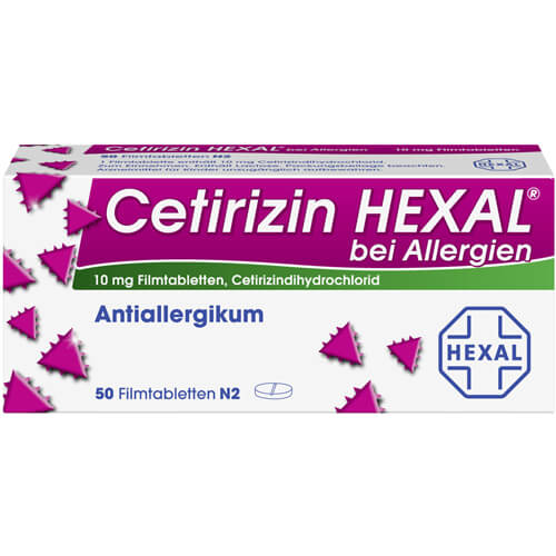 CETIRIZIN HEXAL Filmtabletten bei Allergien CETIRIZIN HEXAL Filmtabletten bei Allergien