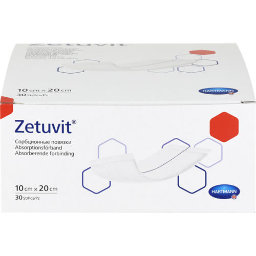 ZETUVIT Saugkompressen unsteril 10x20 cm ZETUVIT Saugkompressen unsteril 10x20 cm