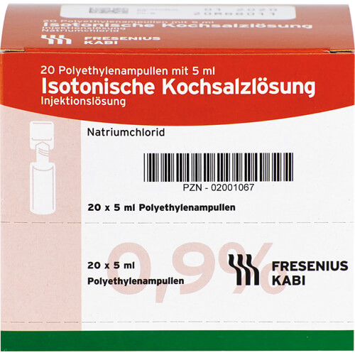 ISOTONISCHE Kochsalzlösung 0,9% Plastikampullen ISOTONISCHE Kochsalzlösung 0,9% Plastikampullen