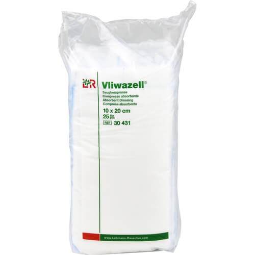 VLIWAZELL Saugkompressen unsteril 10x20 cm VLIWAZELL Saugkompressen unsteril 10x20 cm