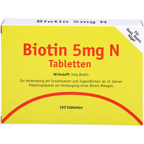 BIOTIN 5 mg N Tabletten BIOTIN 5 mg N Tabletten