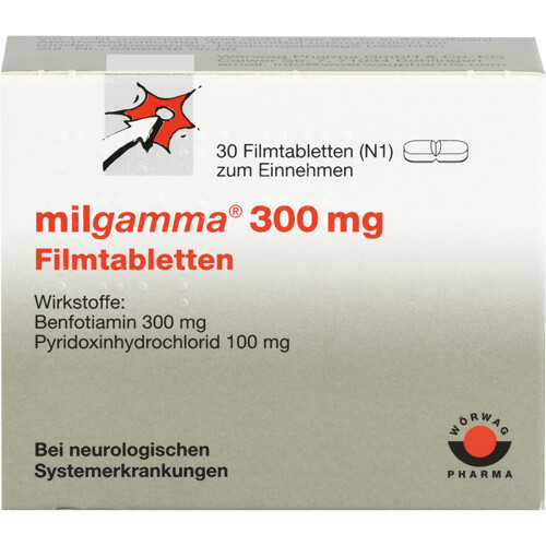 MILGAMMA 300 mg Filmtabletten MILGAMMA 300 mg Filmtabletten