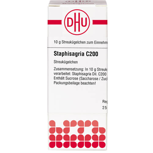 STAPHISAGRIA C 200 Globuli STAPHISAGRIA C 200 Globuli