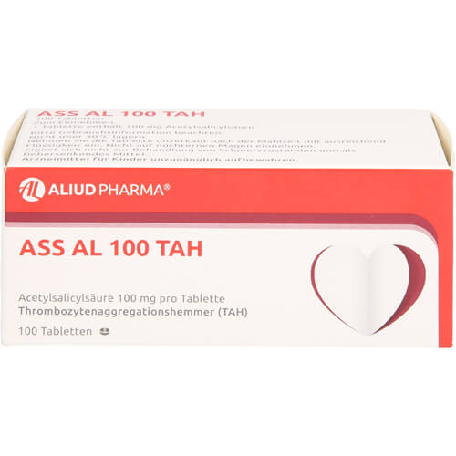 ASS AL 100 TAH bei erhöhtem Herzinfarkt- und Schlaganfallrisiko ASS AL 100 TAH bei erhöhtem Herzinfarkt- und Schlaganfallrisiko