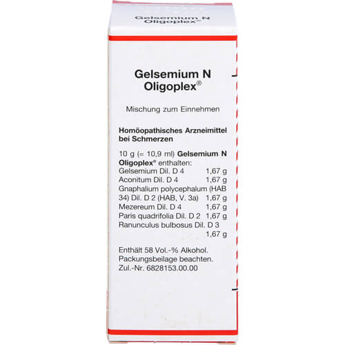 GELSEMIUM N Oligoplex Liquidum GELSEMIUM N Oligoplex Liquidum