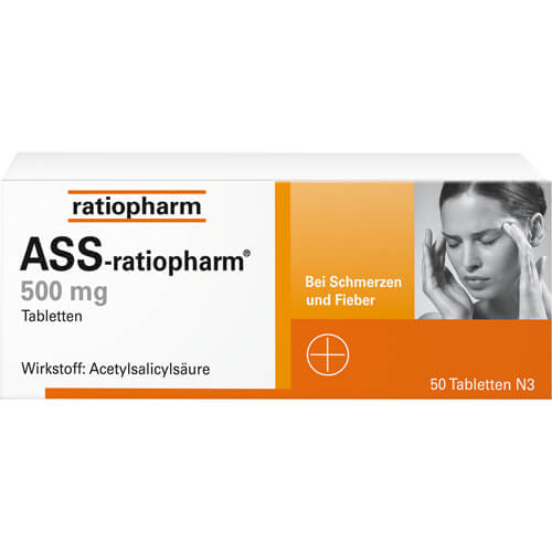 ASS-ratiopharm 500 mg Tabletten ASS-ratiopharm 500 mg Tabletten