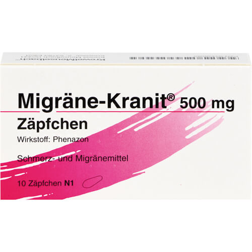 MIGRÄNE KRANIT 500 mg Zäpfchen MIGRÄNE KRANIT 500 mg Zäpfchen