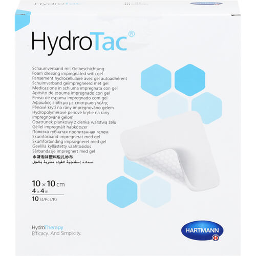 HYDROTAC Schaumverband 10x10 cm steril HYDROTAC Schaumverband 10x10 cm steril