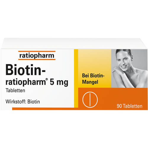 BIOTIN-RATIOPHARM 5 mg Tabletten BIOTIN-RATIOPHARM 5 mg Tabletten
