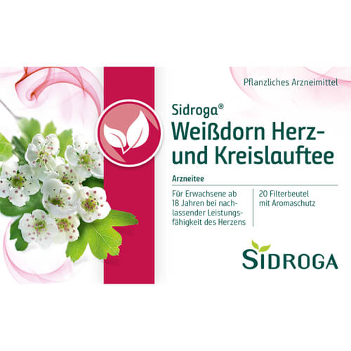 SIDROGA Weißdorn Herz- und Kreislauftee Filterb. SIDROGA Weißdorn Herz- und Kreislauftee Filterb.
