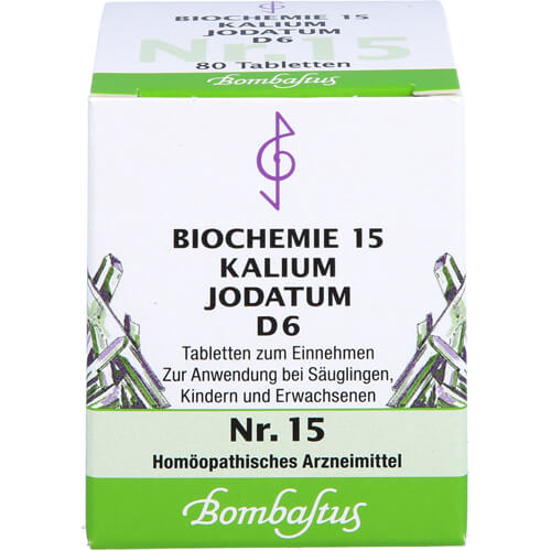 BIOCHEMIE 15 Kalium jodatum D 6 Tabletten BIOCHEMIE 15 Kalium jodatum D 6 Tabletten