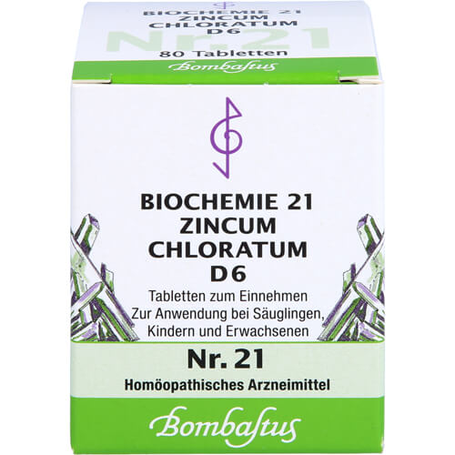 BIOCHEMIE 21 Zincum chloratum D 6 Tabletten BIOCHEMIE 21 Zincum chloratum D 6 Tabletten