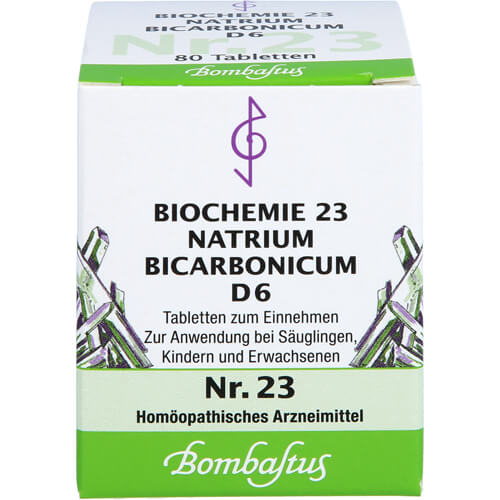BIOCHEMIE 23 Natrium bicarbonicum D 6 Tabletten BIOCHEMIE 23 Natrium bicarbonicum D 6 Tabletten