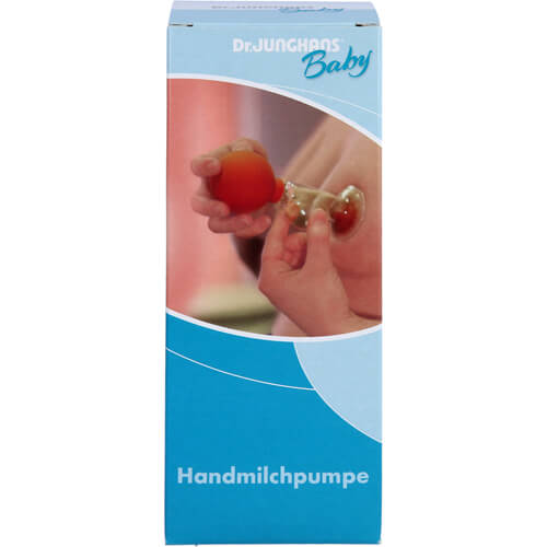 MILCHPUMPE Hand Gummiball mit Glas