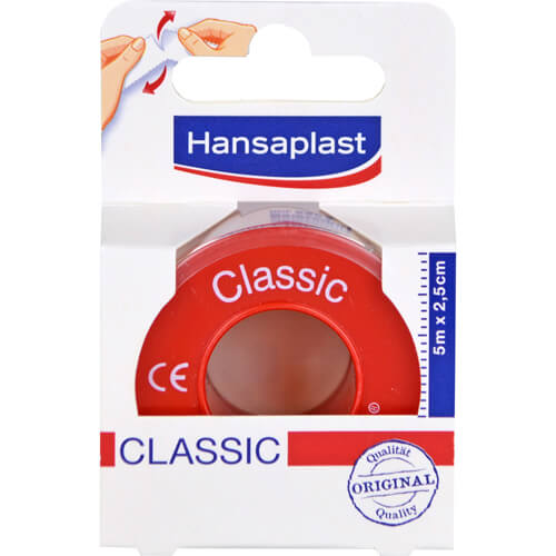 HANSAPLAST Fixierpfl.Classic 2,5 cmx5 m HANSAPLAST Fixierpfl.Classic 2,5 cmx5 m