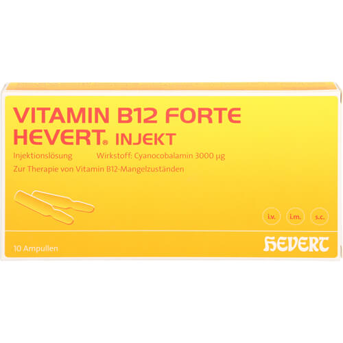 VITAMIN B12 FORTE Hevert injekt Inj.-Lsg.Amp. VITAMIN B12 FORTE Hevert injekt Inj.-Lsg.Amp.