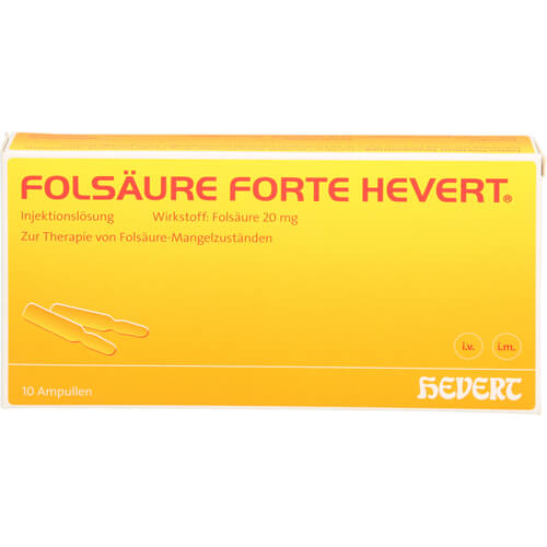 FOLSÄURE HEVERT forte Ampullen FOLSÄURE HEVERT forte Ampullen