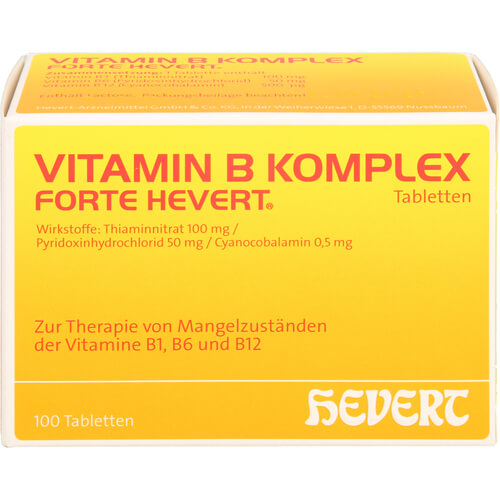 VITAMIN B KOMPLEX forte Hevert Tabletten VITAMIN B KOMPLEX forte Hevert Tabletten