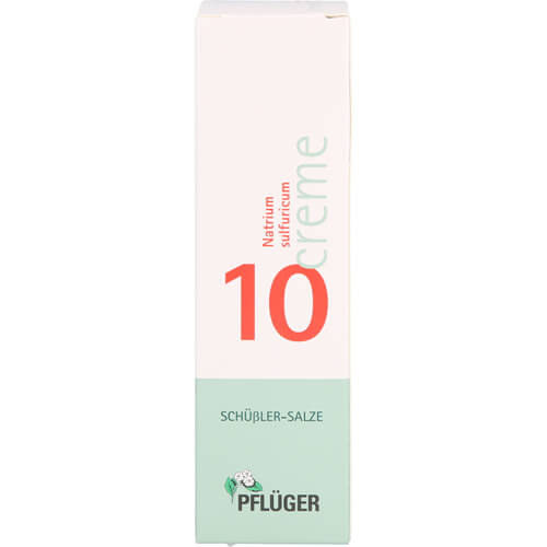 BIOCHEMIE Pflüger 10 Natrium sulfuricum Creme BIOCHEMIE Pflüger 10 Natrium sulfuricum Creme