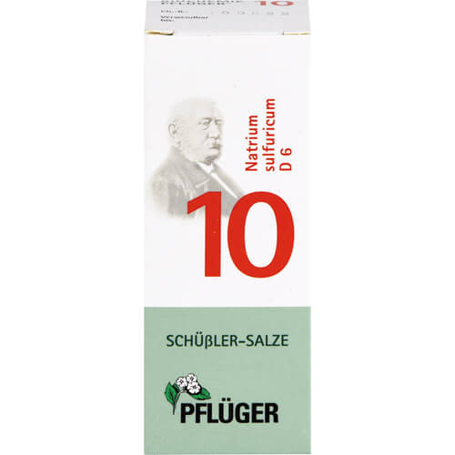 BIOCHEMIE Pflüger 10 Natrium sulfuricum D 6 Tabl. BIOCHEMIE Pflüger 10 Natrium sulfuricum D 6 Tabl.
