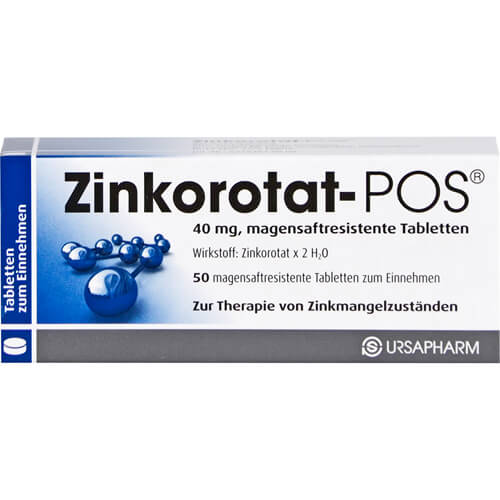 ZINKOROTAT POS magensaftresistente Tabletten ZINKOROTAT POS magensaftresistente Tabletten