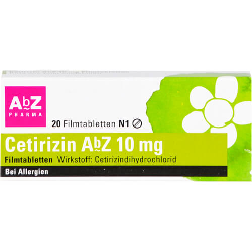 CETIRIZIN AbZ 10 mg Filmtabletten CETIRIZIN AbZ 10 mg Filmtabletten
