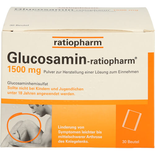 GLUCOSAMIN-RATIOPHARM 1500 mg Plv.z.H.e.L.z.Einn. GLUCOSAMIN-RATIOPHARM 1500 mg Plv.z.H.e.L.z.Einn.