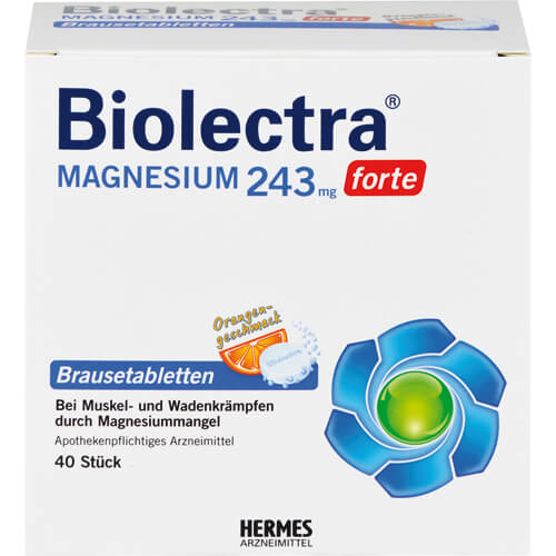 BIOLECTRA Magnesium 243 mg forte Orange Brausetab. BIOLECTRA Magnesium 243 mg forte Orange Brausetab.