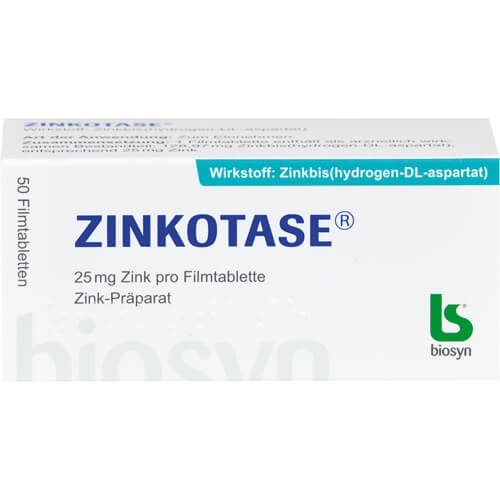 ZINKOTASE Filmtabletten ZINKOTASE Filmtabletten