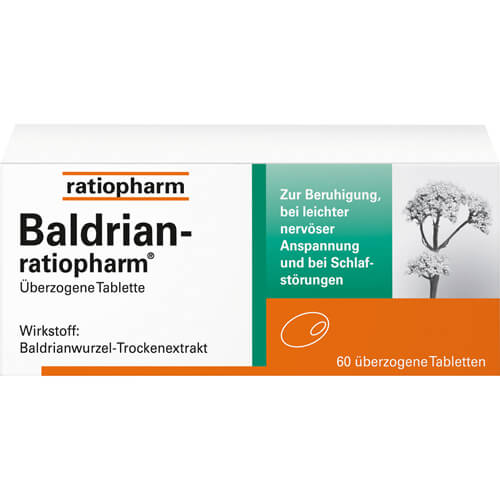 BALDRIAN-RATIOPHARM überzogene Tabletten BALDRIAN-RATIOPHARM überzogene Tabletten