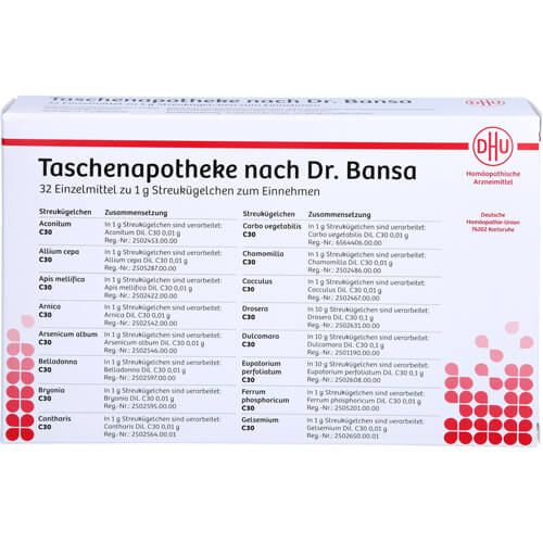 DHU Taschenapotheke Dr.Bansa DHU Taschenapotheke Dr.Bansa