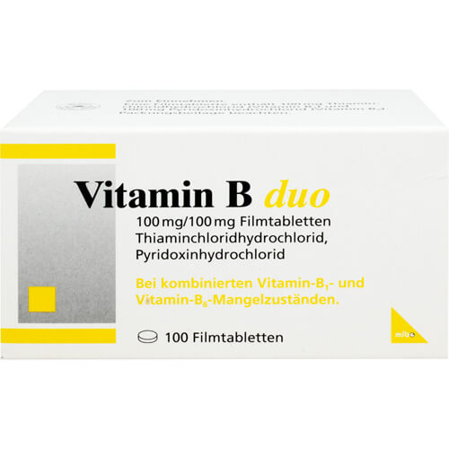 VITAMIN B DUO Filmtabletten VITAMIN B DUO Filmtabletten