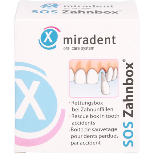 MIRADENT Zahnrettungsbox SOS Zahnbox MIRADENT Zahnrettungsbox SOS Zahnbox