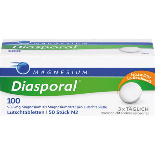 MAGNESIUM DIASPORAL 100 Lutschtabletten MAGNESIUM DIASPORAL 100 Lutschtabletten
