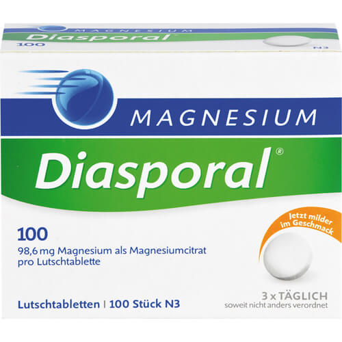 MAGNESIUM DIASPORAL 100 Lutschtabletten MAGNESIUM DIASPORAL 100 Lutschtabletten