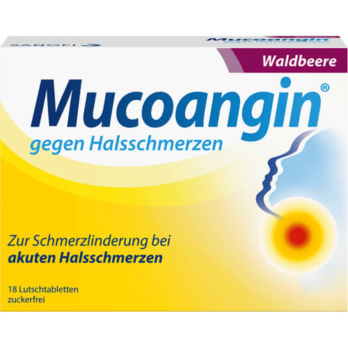MUCOANGIN Waldbeere 20 mg Lutschtabletten MUCOANGIN Waldbeere 20 mg Lutschtabletten