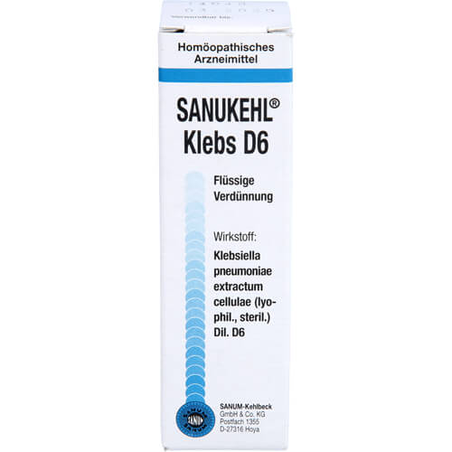SANUKEHL Klebs D 6 Tropfen SANUKEHL Klebs D 6 Tropfen