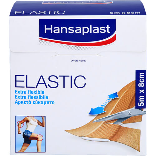 HANSAPLAST Elastic Pflaster 8 cmx5 m HANSAPLAST Elastic Pflaster 8 cmx5 m