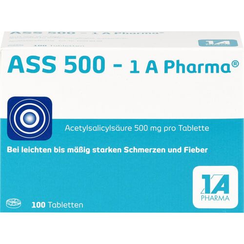 ASS 500-1A Pharma Tabletten ASS 500-1A Pharma Tabletten