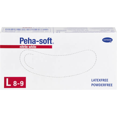 PEHA-SOFT nitrile white Unt.Hands.unsteril pf L PEHA-SOFT nitrile white Unt.Hands.unsteril pf L
